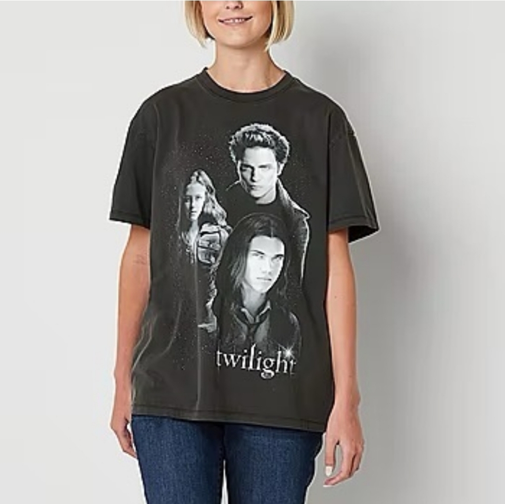 Twilight Saga Distress Graphic T-Shirt Size Xl